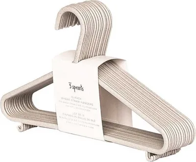 Produktbild von 15x Kinderkleiderbügel Babykleiderbügel Kleiderbügel EKO Gray 3 Sprouts