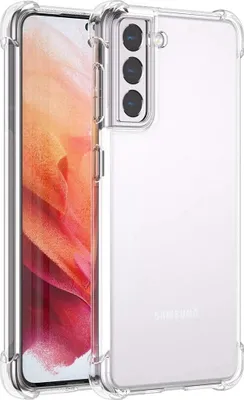 Produktbild von Galaxy S21 5G Hülle, LaimTop Crystal Transparent Weich TPU Bumper Stoßfest Fallschutz Schutzhülle für Samsung Galaxy S21 5G