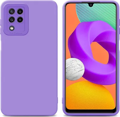 Image de Cadorabo Housse pour Samsung Galaxy M22 / M32 4G Housse de protection en violet TPU Silicone Etui Case Housse pour téléphone portable