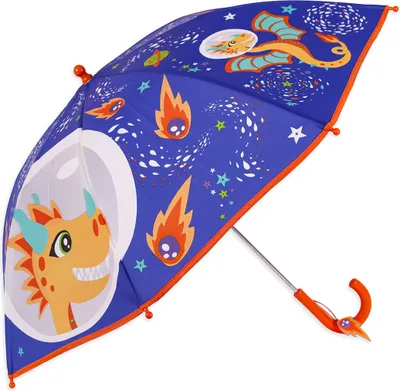 Produktbild von Milk&Moo Milkyway Ponix Kinderregenschirm – Sicherer Regenschirm mit Ergonomischem Griff und Niedlichem Design für Kinder von 7-10 Jahren