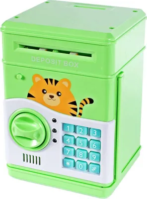 Produktbild von Malplay Spardose Tresor Sicher Und Suß "Sparkatze" Verschlüsselt Mit Zahlencode Für Münzen Und Geldscheine Banknote Für Kidner Ab 3