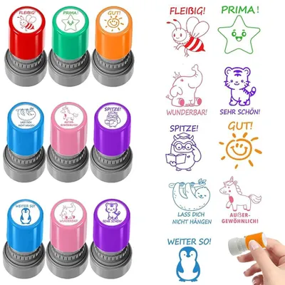 Obrázok produktu pre Sada 9 motivačných pečiatok pre učiteľov