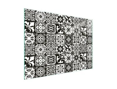 Produktbild von Schneidebrett Herdabdeckplatte Multiglasschneidplatte 30x22 cm Mosaik Stück