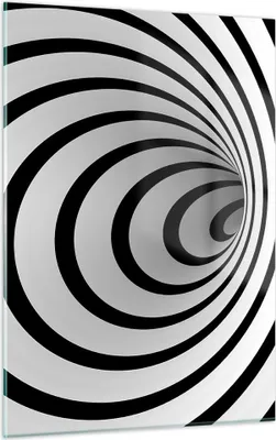 Produktbild von Bilder auf glas - Einteilig - Spirale abstrakt komposition - 50x70cm - Glasbilder - Wandbilder - Bilder - Wanddekoration aus Glas - Glas Bilder - Wandbild auf Glas - GPA50x70-2648