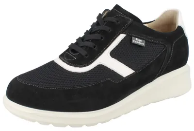 Obrázok produktu pre Dámske poltopánky Finn Comfort Arinaga, strečové/kožené, čierne, pohodlná obuv – značka Finn Comfort, čierne, koža/textil (nubuk/sensualstretch/seta)
