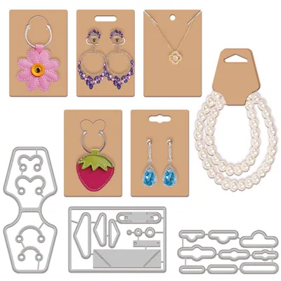 Productafbeelding van Stansvormen voor sieraden-displaykaarten voor papierknutselprojecten