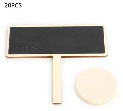 Immagine prodotto di 20 mini targhette in legno, bacheca per messaggi, etichette per piante da giardino, decorazioni per matrimoni