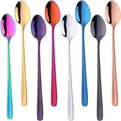 Produktbild von Famanu Mini-Löffel Set Edelstahl - 8 Stück