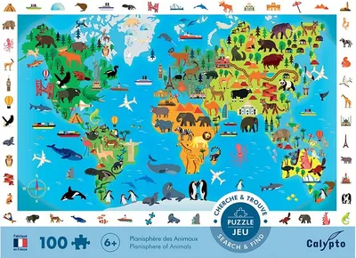 Zdjęcie produktu dla SentoSphere 7501, 100 szt., Animals, 6 lat(a)
