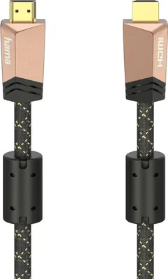 Produktbild von Hama 00205026, 3 m, HDMI Typ A (Standard), HDMI Typ A (Standard), 3D, 18 Gbit/s, Schwarz, Pink
