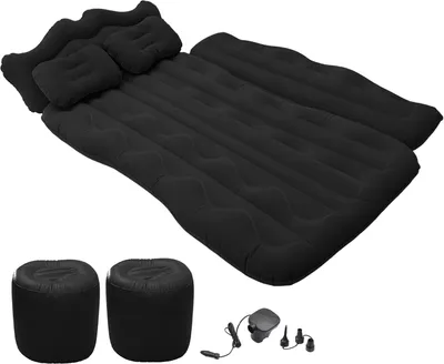 Productafbeelding van Opblaasbare autostoel, luchtbed voor de achterbank, 170x110 cm, met pomp, geschikt voor SUV's en reizen