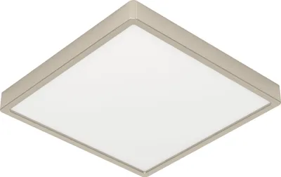Produktbild von FUEVA 6 Aufbauleuchte - L29 x B29 x H2,5 cm - nickel-matt - 13W inkl. - IP20