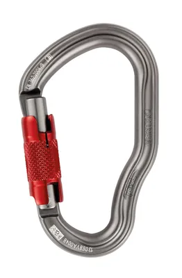 Produktbild von PETZL Karabiner VERTIGO Twist-Lock M40A RLA grau