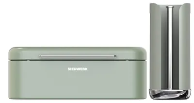 Produktbild von SIEGWERK Kombiangebot Brotkasten PANOVA und Rollenhalter Sage Harmony
