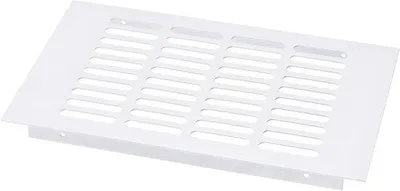 Obrázek produktu pro Hliníková ventilační mřížka 250 x 150 mm – Ventilační mřížka – Obdélníková – Bílá