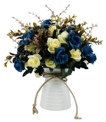Productafbeelding van Omgoods - Kunstbloemen met Vaasje voor Tafeldecoratie