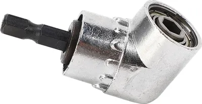 Image de Adaptateur à angle de 105° pour visseuse sans fil, rallonge angulaire pour mandrin à clé manuelle