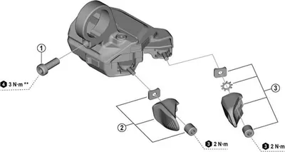 Produktbild von SHIMANO Hebel Y Baugruppe f.SW-M9250-R/IR rechts Ersatzteil.