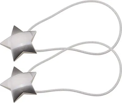 Produktbild von Magnetische Silber Klammern für Vorhänge, Gardinenhalter