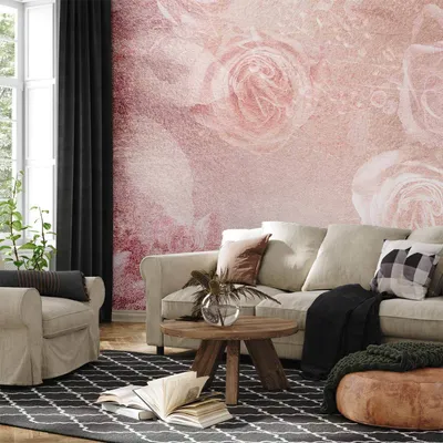 Produktbild von Selbstklebende Folie Fototapete - Romantic Days - First Variant 196x140 cm Blätter b-C-10076-a-a