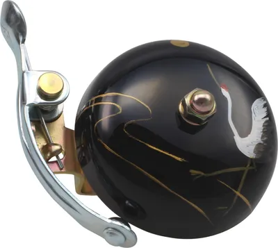 Produktbild von Crane Bell Co. Suzu Klingel Glocke Retro handpainted handbemalt - Tsuru