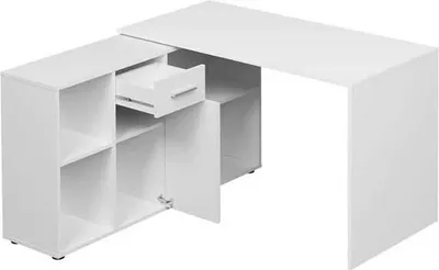 Produktbild von Eckschreibtisch Schreibtisch Diego 120x122x75cm beton weiß
