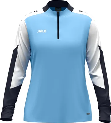 Produktbild von JAKO Damen Ziptop Dynamic - 8670D, Farbe:skyblue/weiß/marine, Größe:L (42/44)