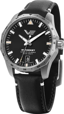 Vostok Europe NH35-125A747-LBBLK Armbanduhr Automatik Rocket N1 Schwarz 39 mm 1