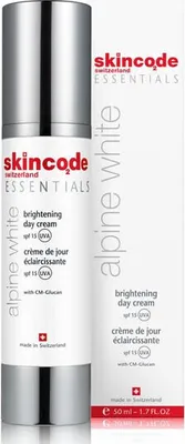 Produktbild von Skincode Essentials Alpine White Brightening Day Cream Spf15 50ml
