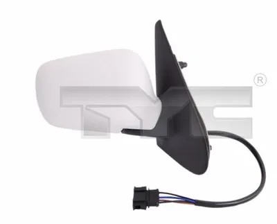Produktbild von TYC 337-0044 Außenspiegel Seitenspiegel Links für VW Polo Schrägheck (6N1) Asphärisch Beheizt Grundiert