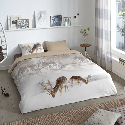 Produktbild von Good Morning Bettwäsche-Set Winter 135x200 cm