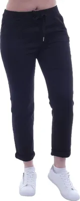 Produktbild von Damen Chino Sommer Hose Damenhose Schwarz XL