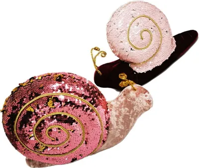 Produktbild von Hausdekoration Schnecke mit Pailletten 38 cm