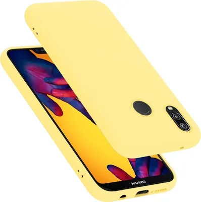 Obrázek produktu pro Cadorabo ochranné pouzdro pro Huawei P20 LITE 2018 / NOVA 3E pouzdro ve žluté barvě kryt mobilního telefonu TPU pouzdro