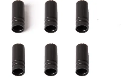 Produktbild von 6 Stück Shimano Fahrrad Schaltzug Endkappe Schaltzughülle 4mm Schwarz
