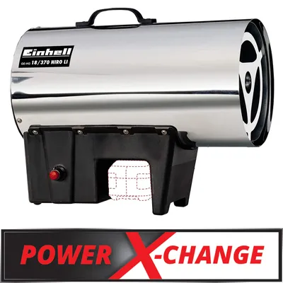 Produktbild von Einhell Akku Gas Heissluft GE-HG 18/370 Niro Li solo D/AT PXC 18V Heizgerät