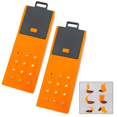 Produktbild von 2x Flexible Silikon Lampe 12 LEDs mit Magenthalterung Arbeitslampe Arbeitsleuchte Werkstattlampe Leuchte