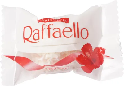 Image de Ferrero Raffaello, Biscuits, Boule de biscuits à la noix de coco, Boule de biscuits à la noix de coco et aux amandes, pour la restauration, l'hôtel, le bureau, la cantine, 285 pièces à 10 g