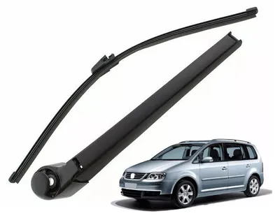 Immagine prodotto di Set completo per tergicristallo posteriore con braccio e spazzola da 285 mm per VW TOURAN Mk1, Skoda Fabia II – station wagon