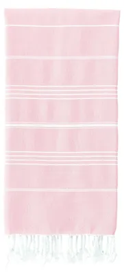 Obrázok produktu pre Omgoods – Turecký plážový uterák – 100% bavlna (Peshtemal) – Rýchlo schnúci – Růžový