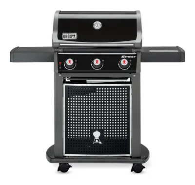 Produktbild von Weber E-310, Schwarz, Eckig, Edelstahl, 1,31m, 80 cm, 1,58m