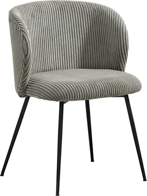 Produktbild von KAWOLA Stuhl LENA Esszimmerstuhl Cord grau