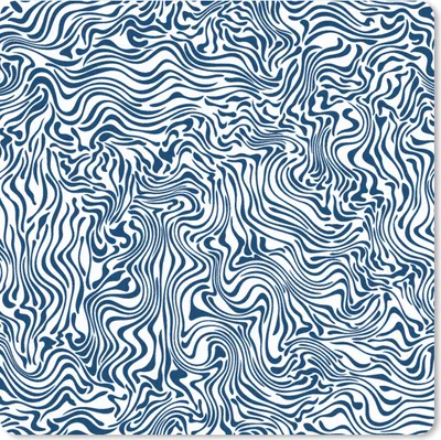 Produktbild von MuchoWow® Mauspad Mousepad Muster - Abstrakt - Blau 30x30 cm - Mousepads - Maus Mat - Pad - Mausunterlage - Gaming