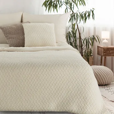 Produktbild von Decke KAYLA creme 130x160