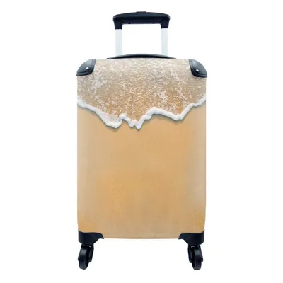 Produktbild von MuchoWow® Koffer Handgepäck Trolley Rollkoffer Kleine Reisekoffer mit 4 Rollen - Strand - Sommer - Meer - Cabin Size < 55x40x23 cm & 55x40x20 cm - Fotokoffer - Kabinenkoffer - Boardgepäck - Reise-Box - Reisekoffer - Reisegepäck - Koffer mit Bild - Trolley für Kinder