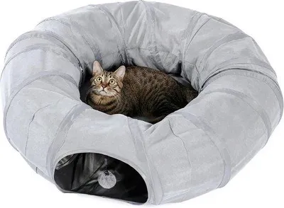 Produktbild von Kattentunnel aus Kunststoff mit Kissen