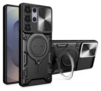 Image de Techsuit CamGuard Pro Back Cover Housse pour Samsung Galaxy S25 Ultra - Noir