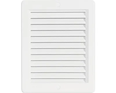 Immagine prodotto di Griglia di ventilazione HACO VM B con telaio e rete 150 x 150 mm plastica bianca