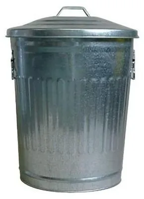 Image de Poubelle americaine en acier galvanisé 30l - Guillouard - 080340 -