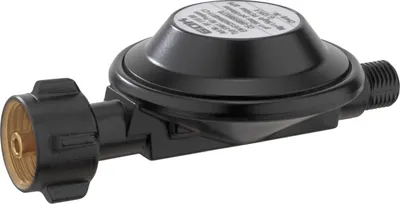 Produktbild von GOK Niederdruckregler für Gasgrill schwarz KLF x 1/4 50 mbar Basic 91 115 10